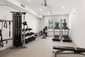 Fitness Center With Modern Equipment at Arcadia Decatur, Decatur, GA