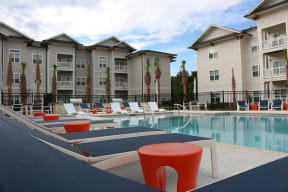 Duke of Charleston, Ladson South Carolina, resort-inspired sparkling pool