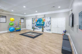 Lex at Brier Creek apartments in Morrisville, NC, 24 hour fitness center