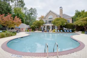 Lex at Brier Creek apartments in Morrisville, NC, beautiful pool community amenity