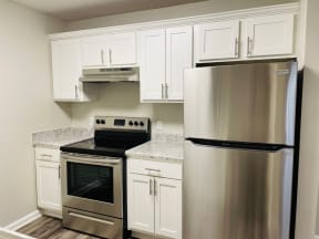 Stone Gate Apartments in Charlotte, NC, newly renovated kitchen style