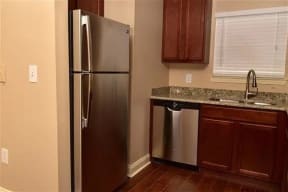 Congaree Villas, West Columbia South Carolina, stainless steel refrigerator