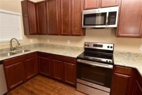 Congaree Villas, West Columbia South Carolina, built-in stainless steel microwave
