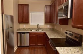 Congaree Villas, West Columbia South Carolina, kitchen with window over sink