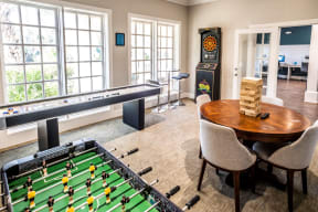 Game Room located at The Moorings Apartments, League City TX 77573