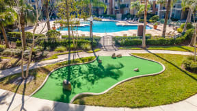 Resort Style Pool and Putting Green