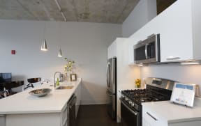 Interior Image of Apartment Kitchen
