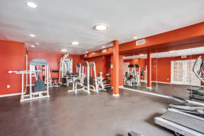 Fitness Center at Bellaire Oaks Apartments, Texas, 77096