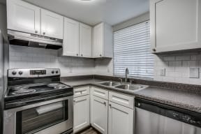 Kitchen at Bellaire Oaks Apartments, Houston, TX, 77096