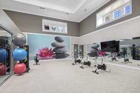 Yoga and fitness studio