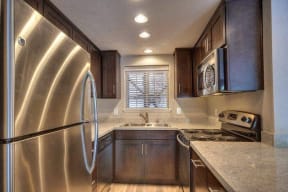 Larkspur CA Apartments for Rent - Larkspur Courts Upgrade Kitchen with Plenty of Countertops, Stainless Steel Appliances, and Much More