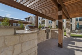 BBQ Stations at McCarty Commons, San Marcos, Texas