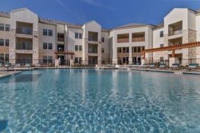 Relaxing Pool at McCarty Commons, San Marcos, TX, 78666