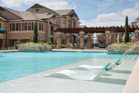Poolside Sundeck at Seville at Clay Crossing, Katy