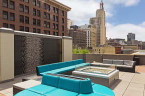 Galtier Towers Apartments in St. Paul, MN Gorgeous Rooftop Lounge
