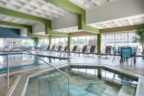 Kellogg Square Apartments in St. Paul, MN Indoor Pool Whirlpool