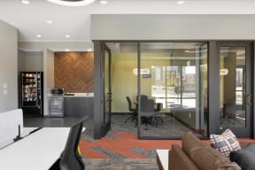 Community lounge and meeting spaces - Nuvelo at Parkside
