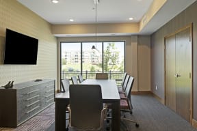Conference Room at Nuvelo at Parkside Apartments