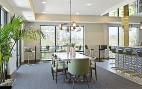 Community Room at Nuvelo at Parkside Apartments