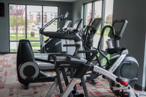 Fitness Center at Nuvelo at Parkside Apartments in Apple Valley