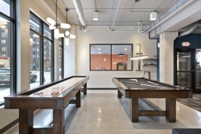 The Palmer Apartments in North Loop Minneapolis Game Room