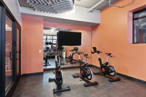The Palmer Apartments in North Loop Minneapolis Cycling and Yoga Studio
