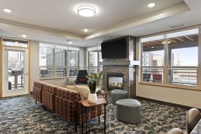 The Palmer Apartments in North Loop Minneapolis Party Room