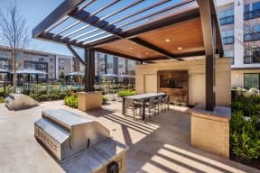 Outdoor Grilling and Dining Areas