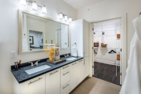 Double Vanities in Select Apartments