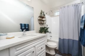 furnished bathroom
