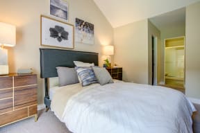 Bedroom with bathroom