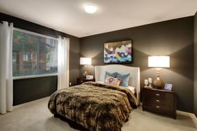 furnished bedroom