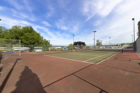 Villaggio on Yarrow Bay tennis courts