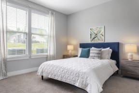 Large master bedrooms with tons of natural light.