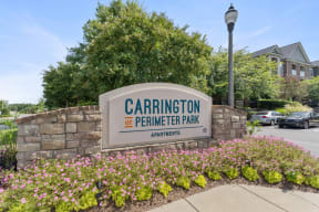 Carrington at Perimeter Park Entrance Sign
