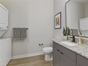 Bathroom with Washer and Dryer