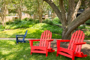 exterior courtyard seating