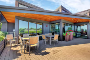 rooftop lounge at Link Apartments in Seattle, Washington