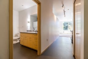open concept living at Link + Mural, Washington, 98126