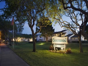 Safe Outdoor Walking Paths, at  Oceanwood Apartments, Lompoc