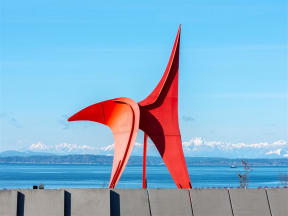 Sculpture Park in Daytime Near 10 Clay Apartments in Seattle, WA
