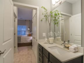 Large Pointe at Prosperity Village Bedroom En-Suite Bathroom in North Carolina Rentals