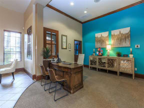 Brightly Decorated Montecito Pointe Leasing Office in Las Vegas Apartment Homes for Rent