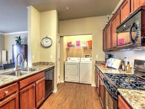 Efficient Appliances In Montecito Pointe Kitchen in Nevada Apartments for Rent