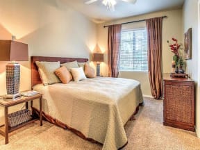 Spacious Montecito Pointe Bedroom With Comfortable Bed in Las Vegas, NV Apartment Rentals for Rent