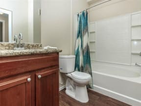 Large Montecito Pointe Soaking Tub In Bathroom in Nevada Apartment Homes for Rent