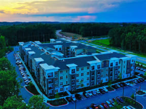 Aerial View Of Pointe at Lake CrabTree in Morrisville, NC Rentals