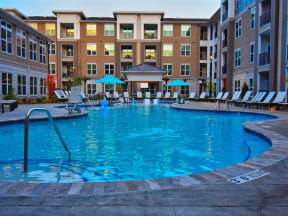 Sparkling Pointe at Lake CrabTree Swimming Pool in Morrisville Apartment Homes