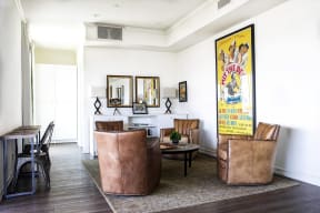 The Goldwyn Apartments In Los Angeles Resident Lounge