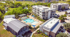 Aerial View at The Landings at Brooks City-Base, Texas, 78235